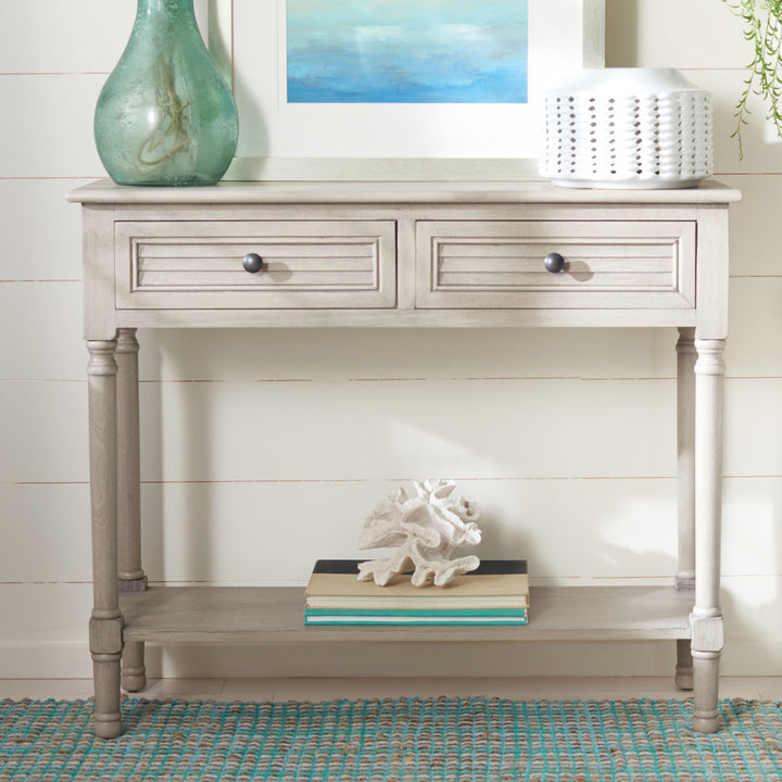 Amondre 36'' Console Table Highland Dunes Color: Greige