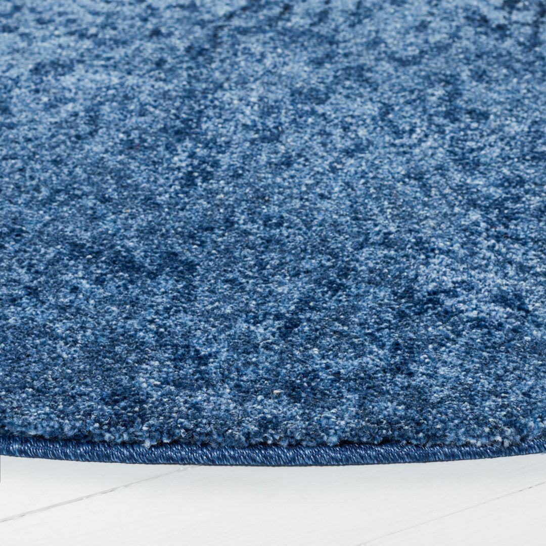 Socorro Retro Performance Ombre Rug Wrought Studio™ Rug Size: Round 10'
