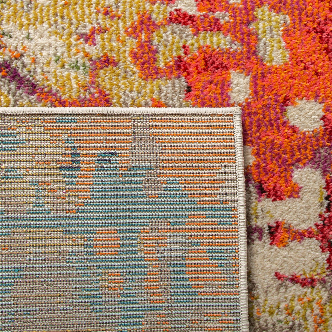 Felty Abstract Ivory/Multi Area Rug Langley Street® Rug Size: Square 11'