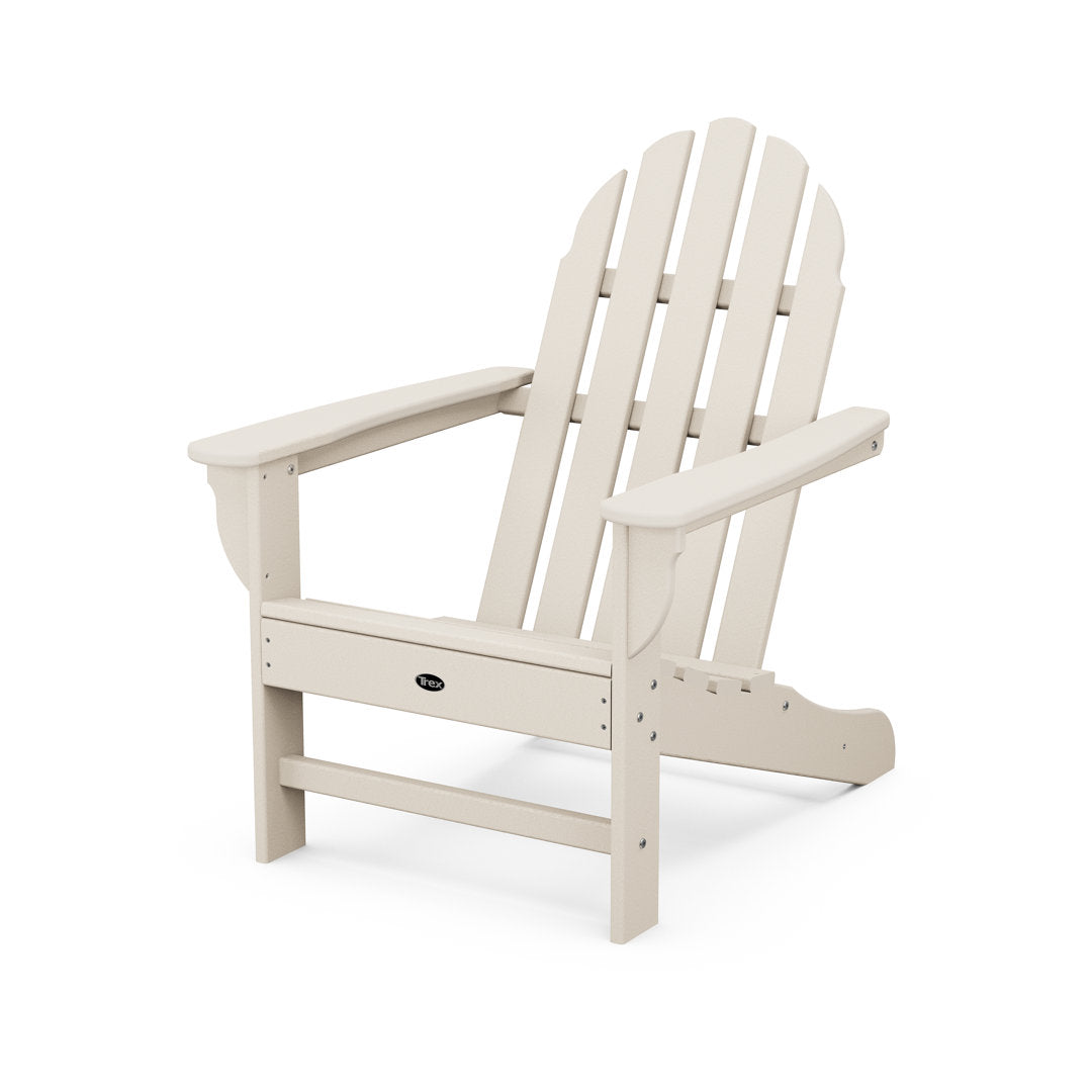 Cape Cod Adirondack Chair Trex Outdoor Color: Sand Castle
