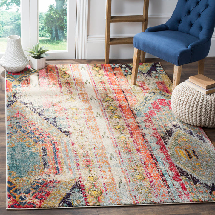 Galan Pink/Orange/Yellow Area Rug Mistana™ Rug Size: Rectangle 2'2" x 4'