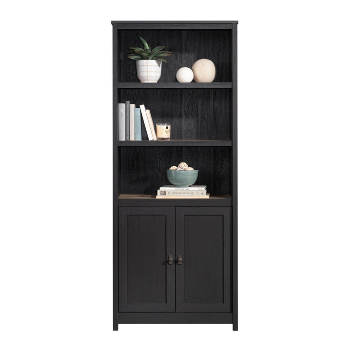 Myrasol 71.5" H x 29.29" W Standard Bookcase Highland Dunes Color: Raven Oak
