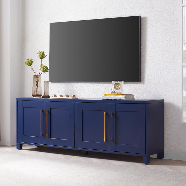 Chabot TV Stand for TVs up to 78" Latitude Run® Color: Dark Blue