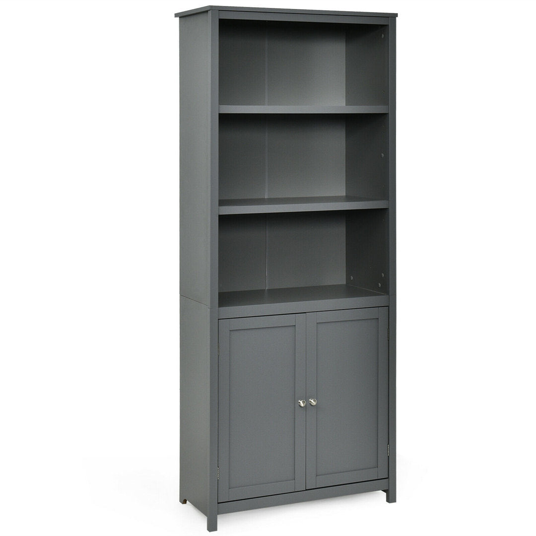 Aydan 71.5" H x 29" W Standard Bookcase Three Posts™ Color: Gray