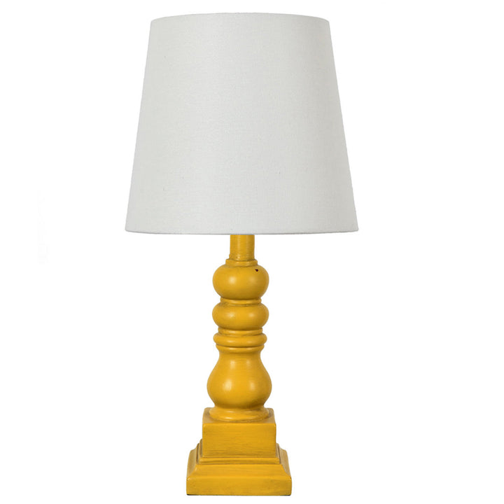Whittier 19" Resin Table Lamp Ophelia & Co. Base Color: Yellow, Shade Color: White