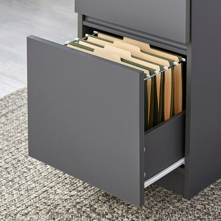 Malgorzata Desk Rebrilliant Finish: Gray / White