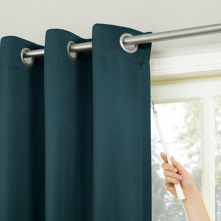 Wayfair Basics Thermal Blackout Grommet Sliding Patio Door Curtain Panel Wayfair Basics® Curtain Color: Teal