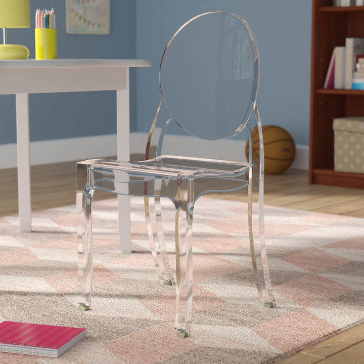 Jordon Kids 12.4'' Desk / Activity Chair Mistana™ Baby & Kids Color: Transparent Clear