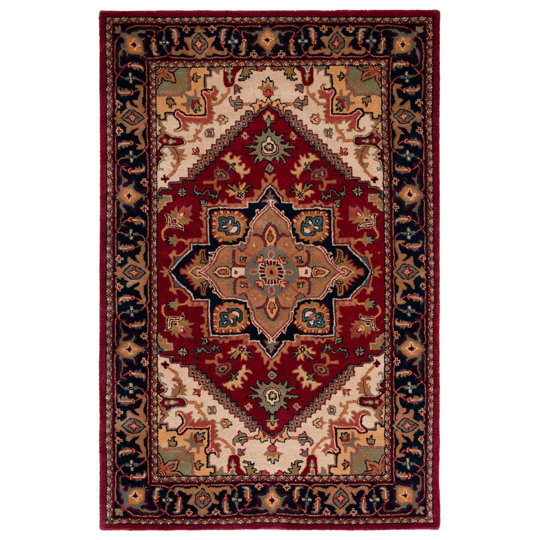 Balthrop Hand Tufted Wool Oriental Rug Astoria Grand Rug Size: Rectangle 5' x 8'