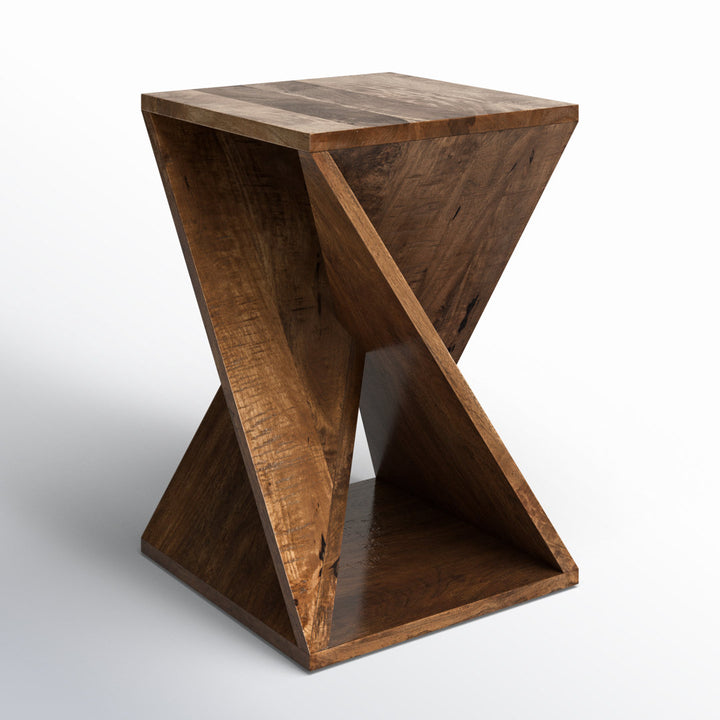 Rivera End Table Joss & Main Color: Amber