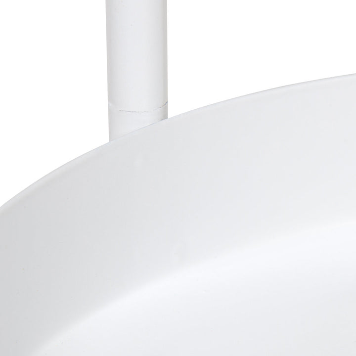 Oquendo Round Multi-tiered Plant Stand Ivy Bronx Color: White