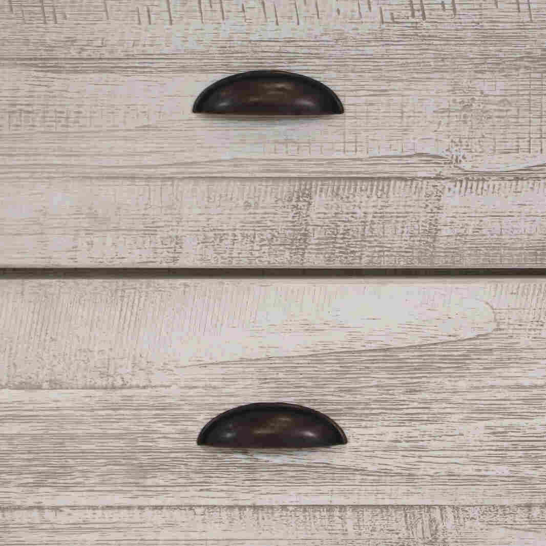 Montauk 6 Drawer Double Dresser Grain Wood Furniture Color: Rustic Off-White