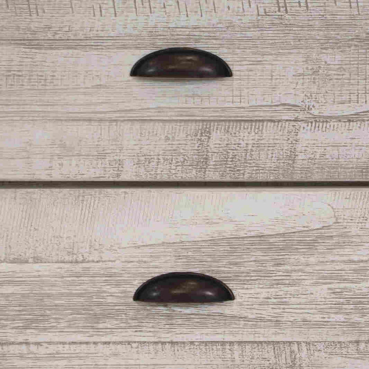 Montauk 6 Drawer Double Dresser Grain Wood Furniture Color: Rustic Off-White