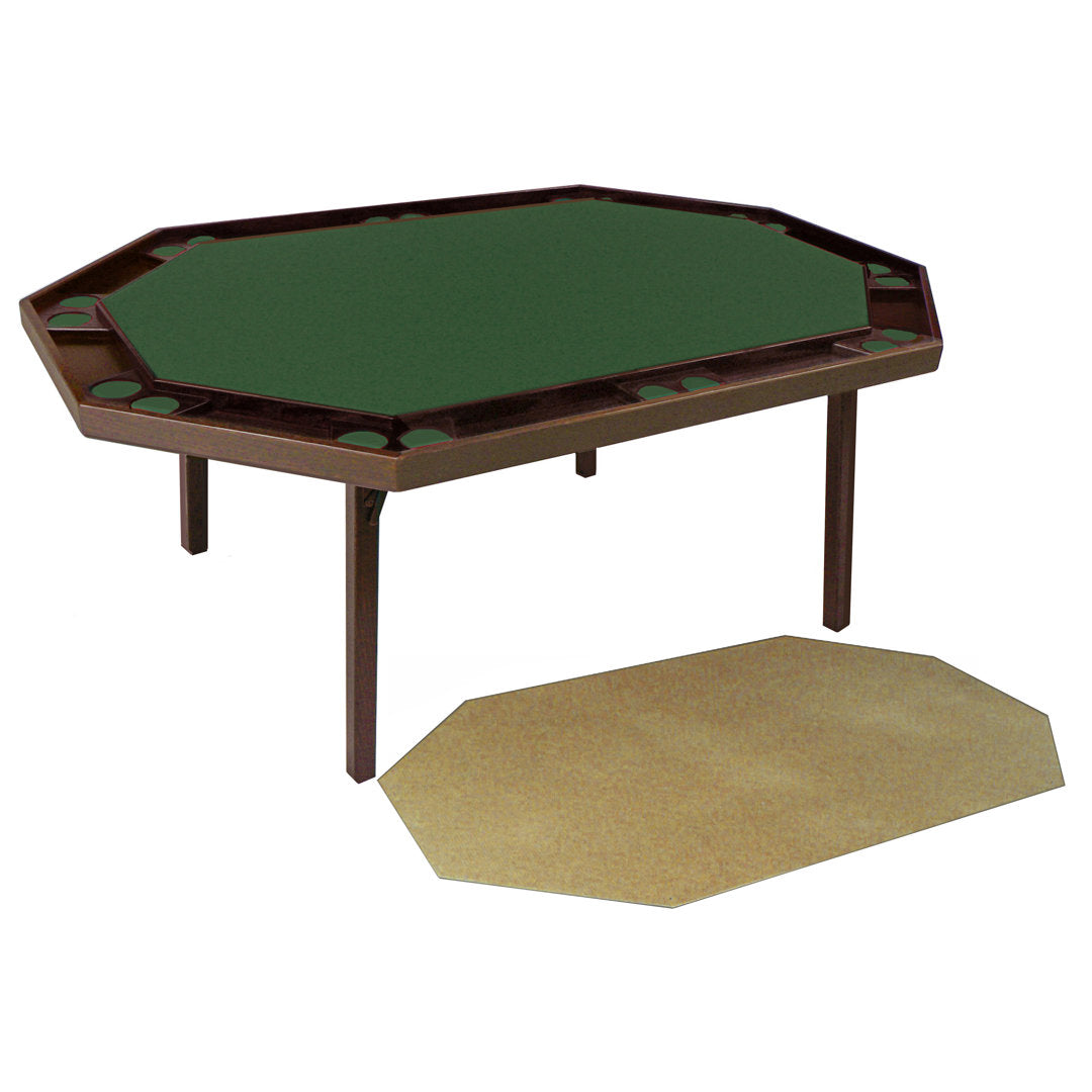 2000 Piece 72" Maple Deluxe Puzzle Table Kestell Furniture Color: Burgundy Felt Finish: Mahogany