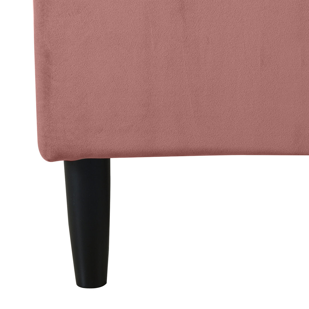 Helaina Tufted Upholstered Low Profile Platform Bed Wade Logan® Color: Ash Rose Velvet Size: Queen