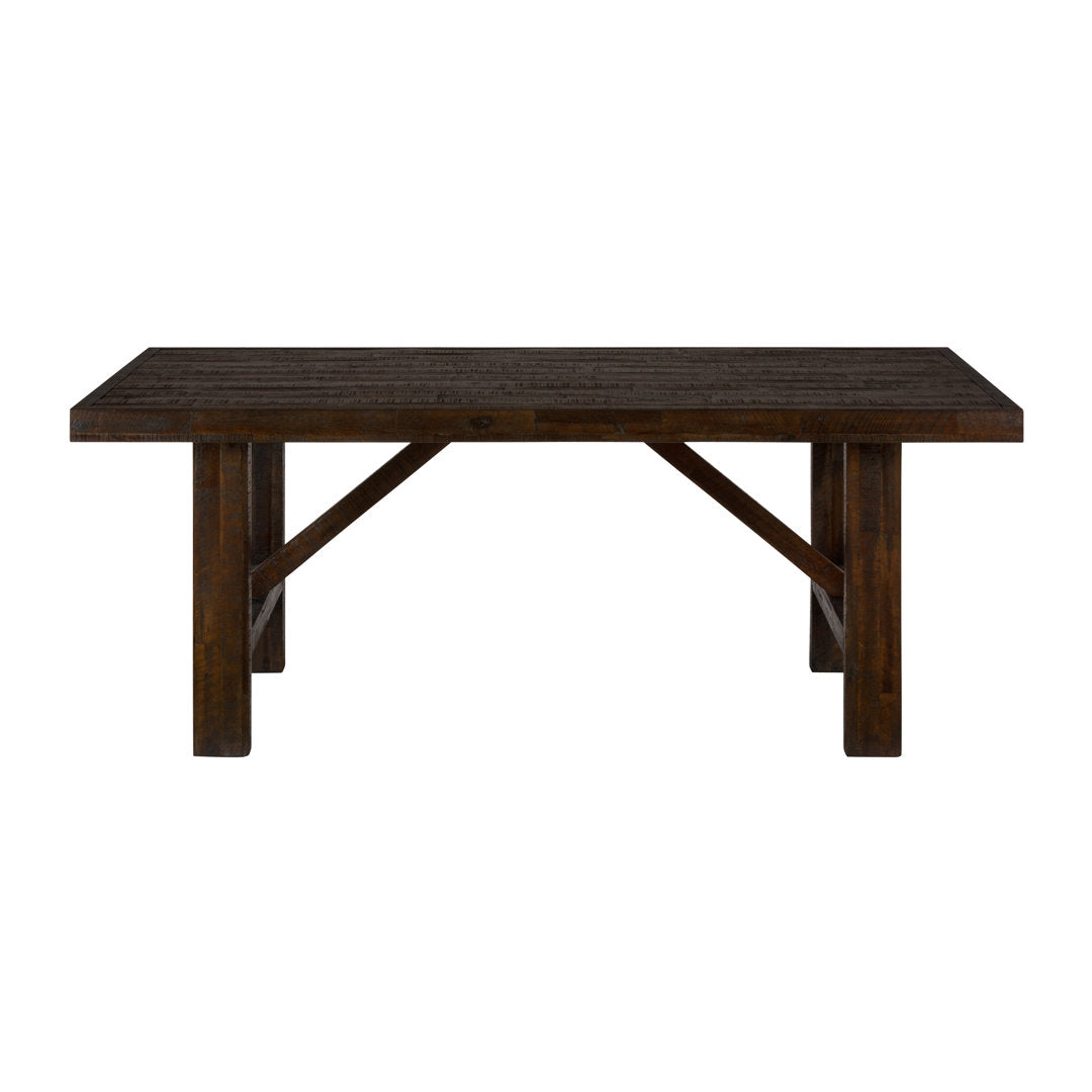 Jacorri Acacia Solid Wood Dining Table Loon Peak®