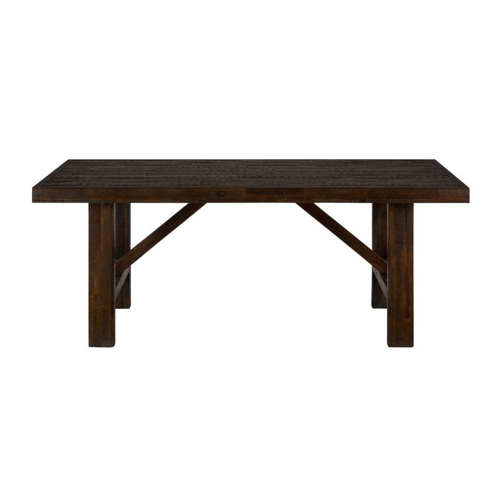Jacorri Acacia Solid Wood Dining Table Loon Peak®