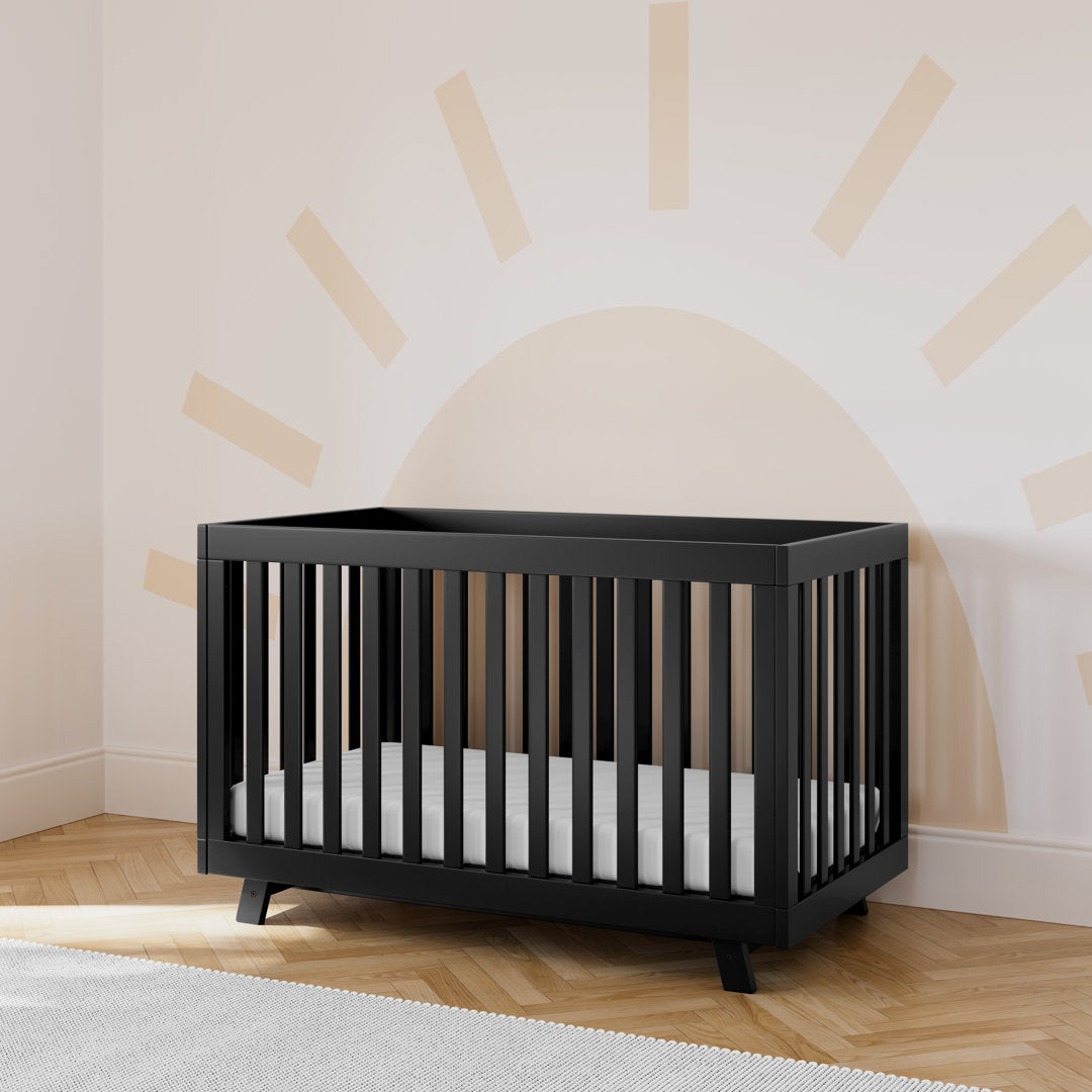 Beckett 3-in-1 Convertible Crib Storkcraft Color: Black Pieces Included: Crib