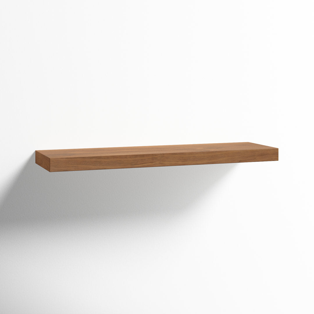 Sherice Floating Shelf AllModern Size: 1.97" H x 36.23" W x 10.24" D Finish: Walnut