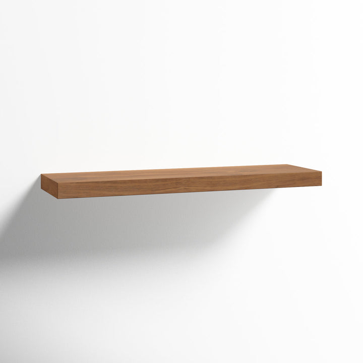 Sherice Floating Shelf AllModern Size: 1.97" H x 36.23" W x 10.24" D Finish: Walnut