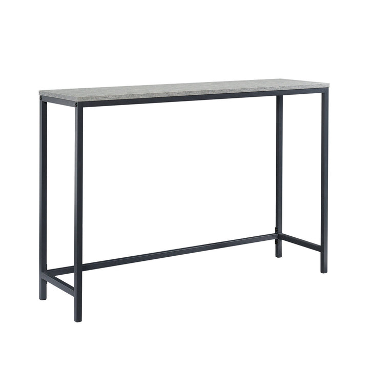 Arturs 41.5" Console Table 17 Stories Table Top Color: Faux Concrete