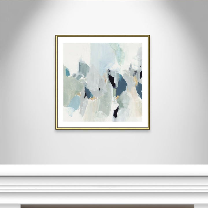 Little Talks III' by Isabelle Z - Painting Print Casa Fine Arts Size: 33.25" H x 33.25" W x 0.88" D Format: Gold Framed Paper