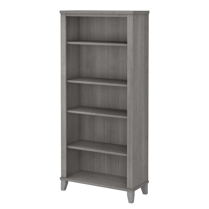 Magomed Bookcase Gracie Oaks Color: Platinum Gray