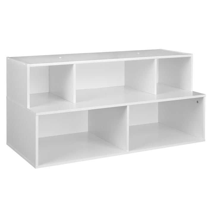 10 Pair Stackable Shoe Rack ClosetMaid Finish: White