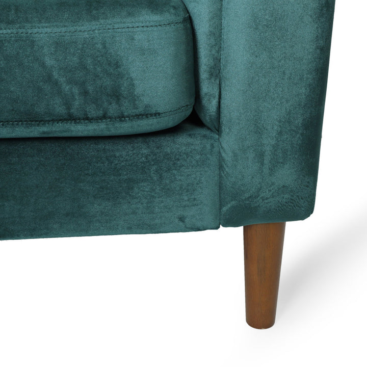 Lawson 84.5" Recessed Arm Sofa Kelly Clarkson Home Upholstery Color: Teal