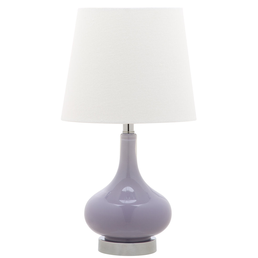 Mikac 17.5" Table Lamp Charlton Home® Base Color: Purple