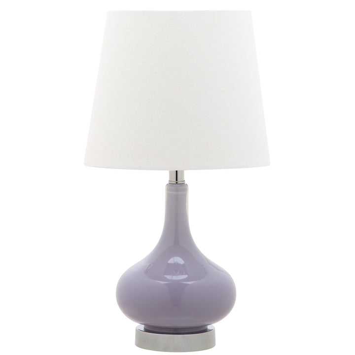 Mikac 17.5" Table Lamp Charlton Home® Base Color: Purple