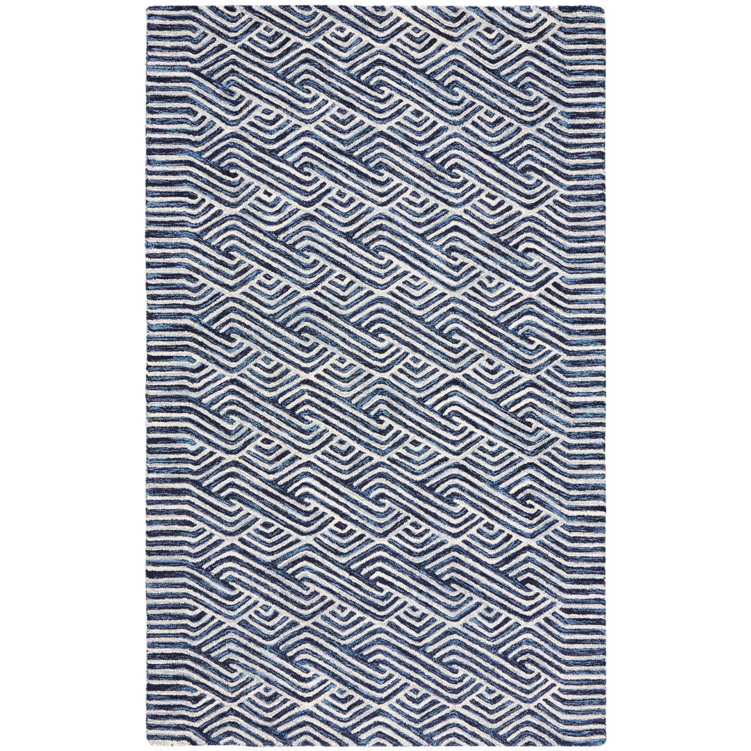 Emmett Hand Tufted 80% Wool And 20% Cotton Geometric Rug Breakwater Bay Rug Size: Runner 2'3" x 7'