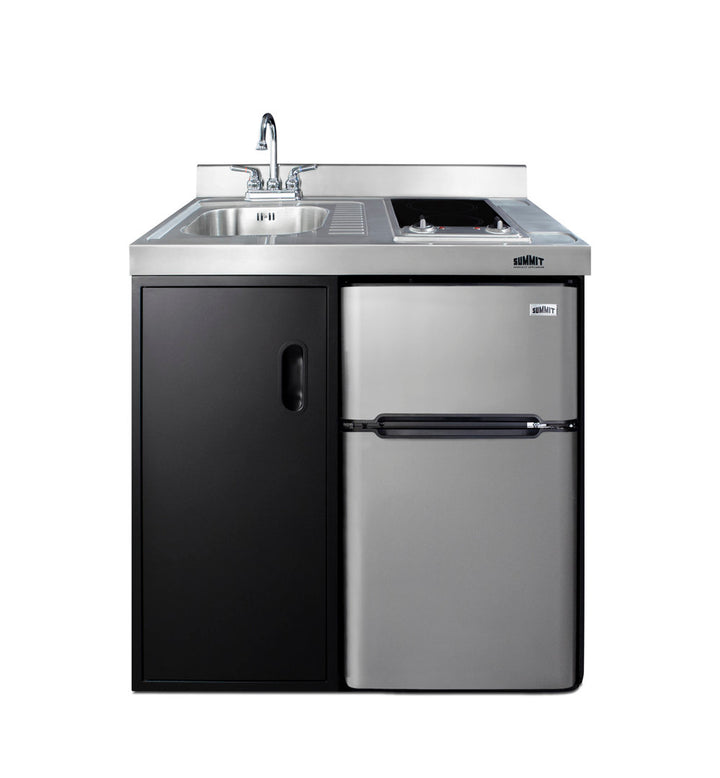 All-in-One Kitchenette 3.2 cu. ft. Freestanding Mini Fridge with Freezer Summit Appliance