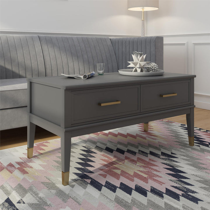 Westerleigh Storage Lift-Top Coffee Table CosmoLiving by Cosmopolitan Color: Graphite Gray