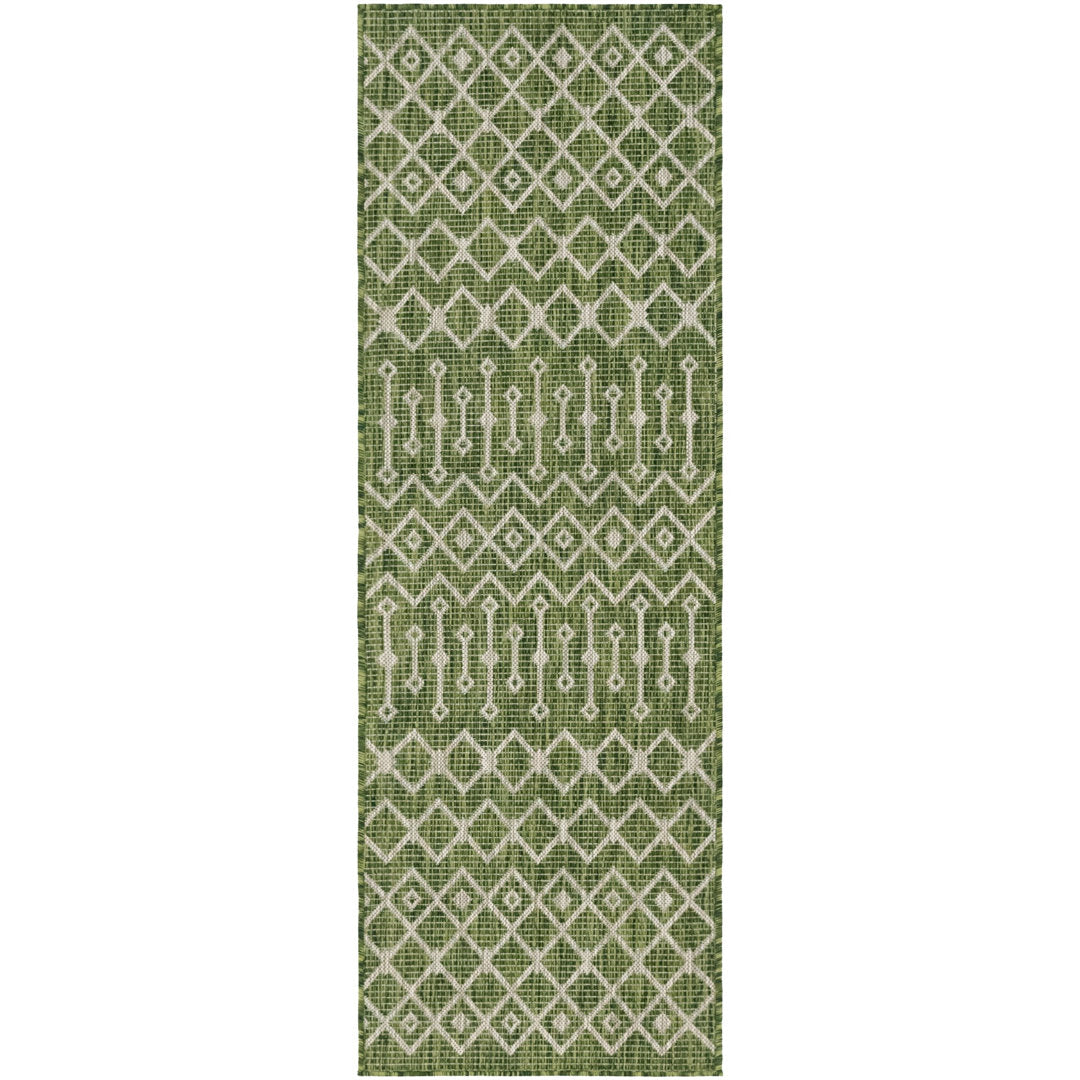 Adley Southwestern Green/Beige Indoor/Outdoor Area Rug Gracie Oaks Rug Size: Runner 2' x 6'1"