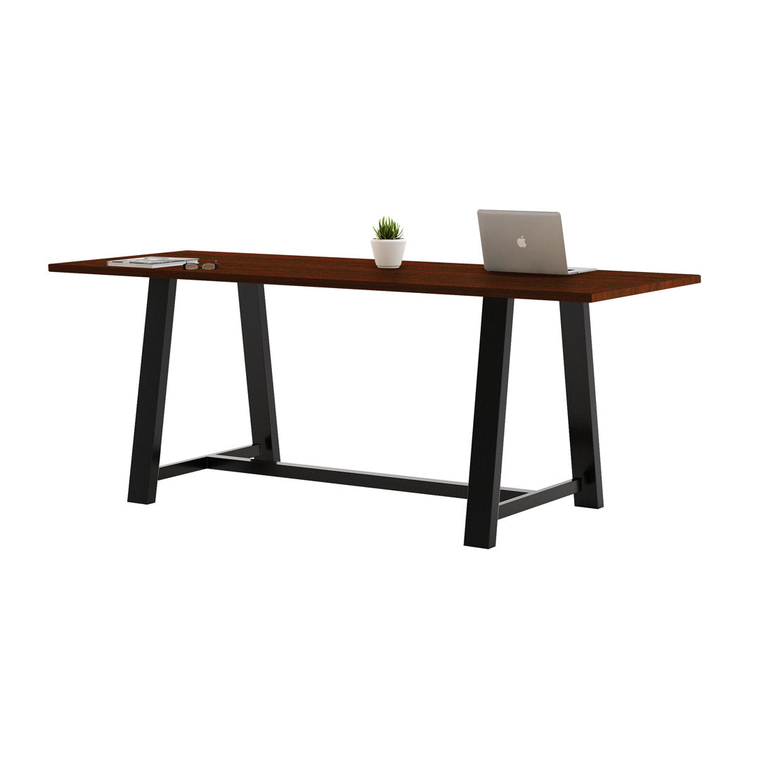Midtown Solid Wood Breakroom Table KFI Studios Size: 36" H x 96" L x 36" W Top Finish: Walnut