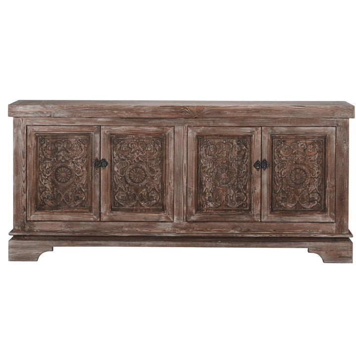 Aliana 82" Wide Pine Wood Sideboard Langley Street®