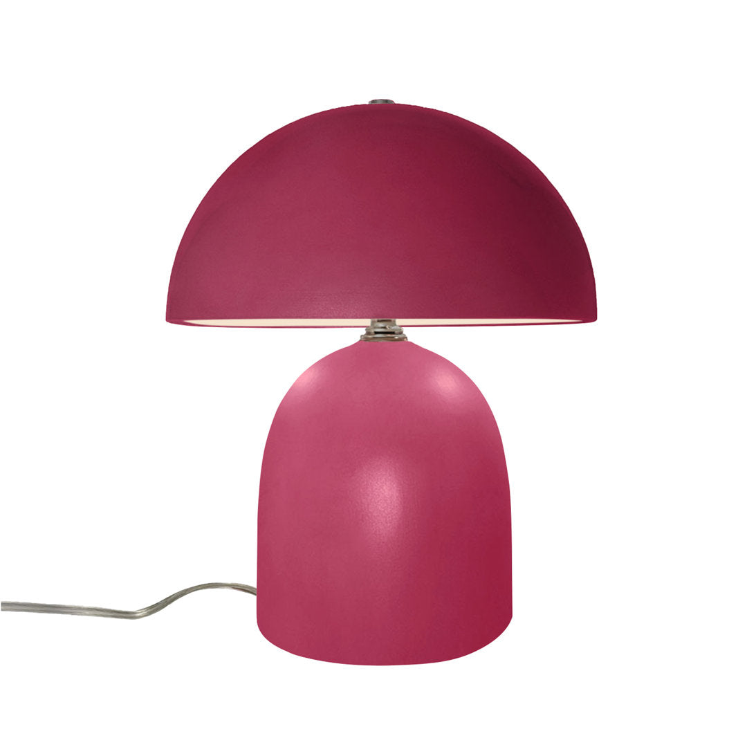 Percy Ceramic Table Lamp AllModern Base Finish: Cerise