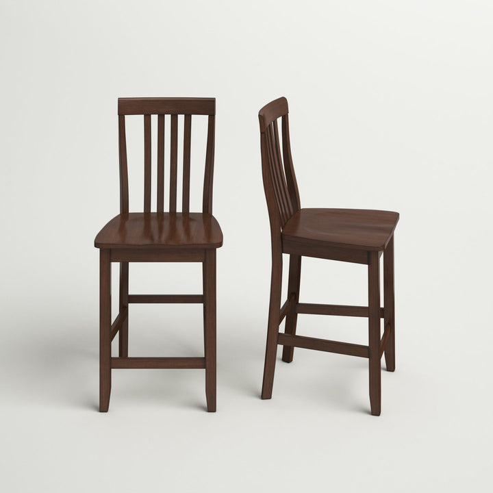 Diamondback Counter and Bar Stool (Set of 2) Three Posts™ Color: Mahogany Seat Height: Counter Stool (24" Seat Height)