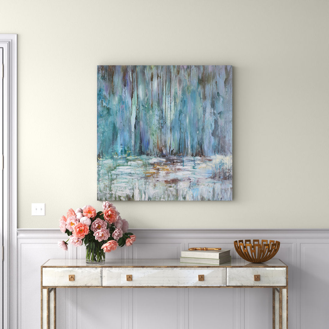 Waterfall' Painting on Wrapped Canvas Orren Ellis