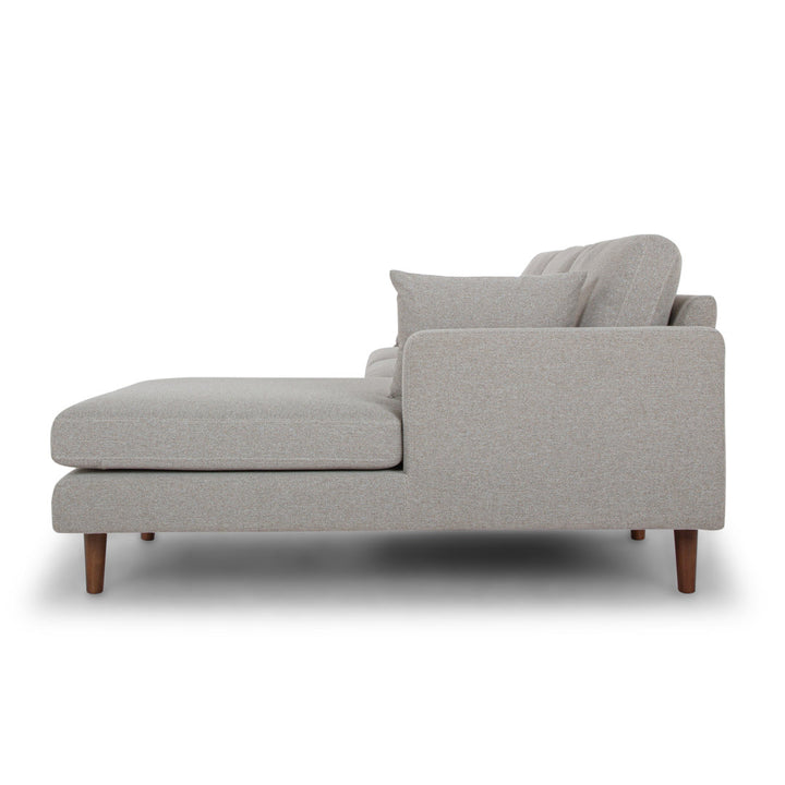 Laguna Upholstered Chaise Sectional AllModern Orientation: Right Hand Facing, Body Fabric: Mushroom Performance Basketweave