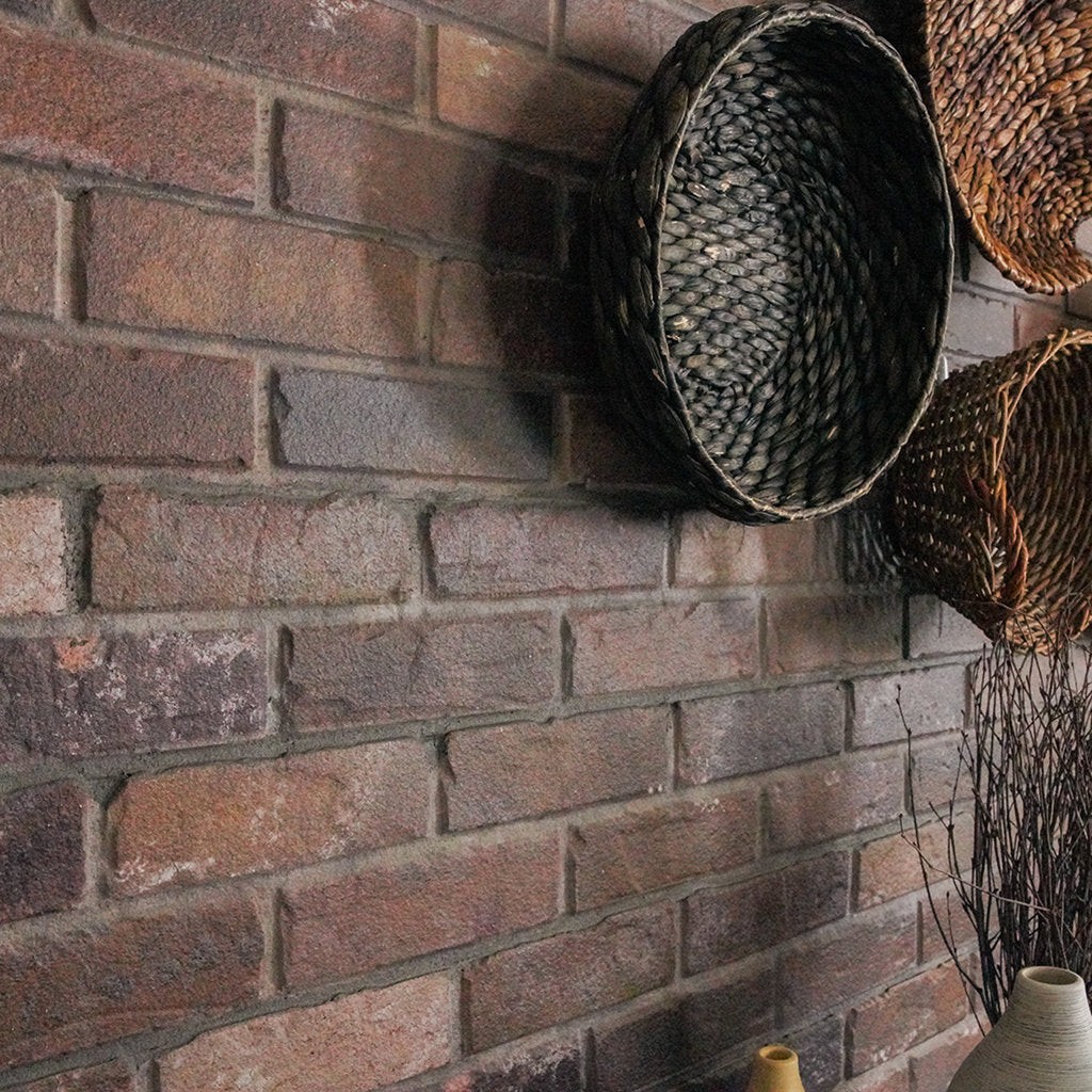 Brick 5.75" x 45" Peel and Stick Wall Paneling Ninth & Vine Color: Brownstone