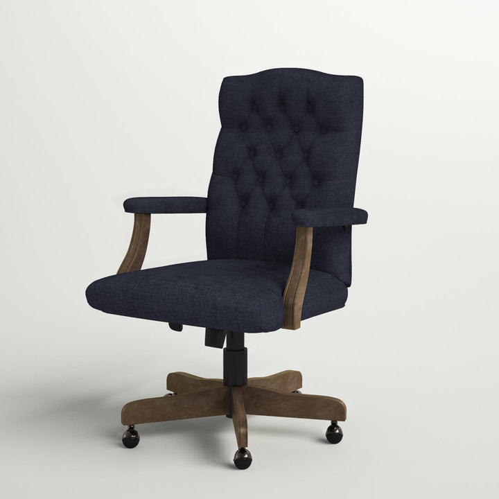 Mayson Executive Chair Three Posts™ Upholstery Color: Blue