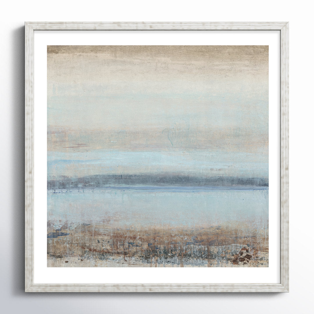Tranquility I by Tim O'Toole - Picture Frame Painting Joss & Main Frame Color: Pattern Silver Size: 32"H x 48"W