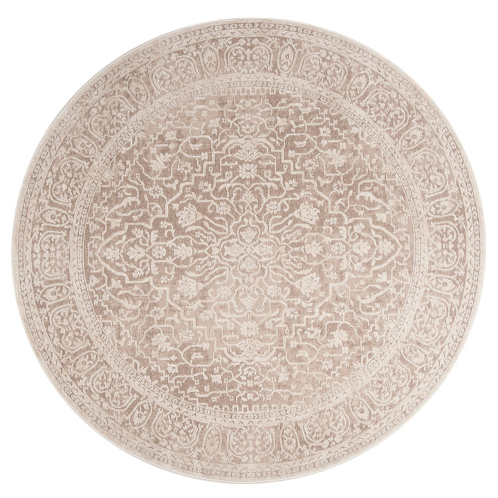 Calidia Oriental Beige/Cream Area Rug Laurel Foundry Modern Farmhouse® Rug Size: Round 5'