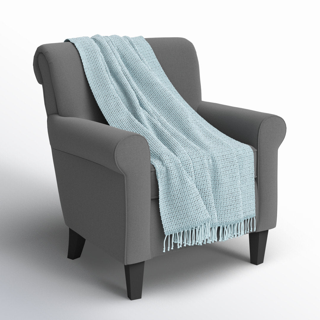 Duien Cotton Throw Birch Lane™ Color: Blue