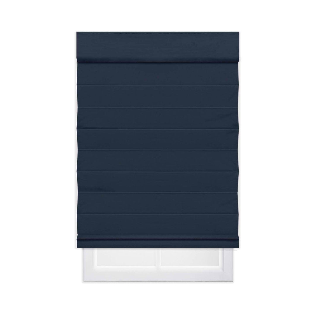 Cordless Blackout 100% Cotton Roman Shade with Cellular Shade Backing Symple Stuff Size: 36"W x 72"L Finish: Navy