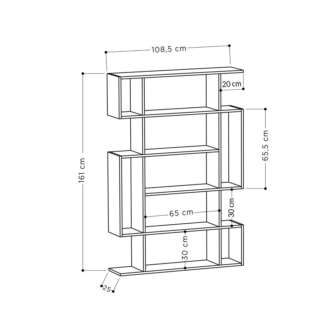 Gitzel Geometric Bookcase Latitude Run®