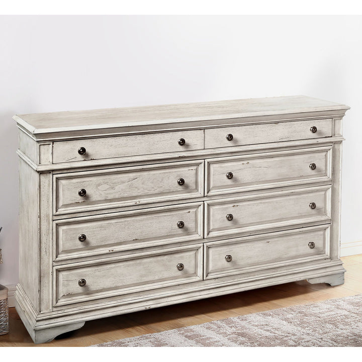 Boyer 8 Drawer 66'' W Double Dresser Laurel Foundry Modern Farmhouse® Color: Rustic Ivory