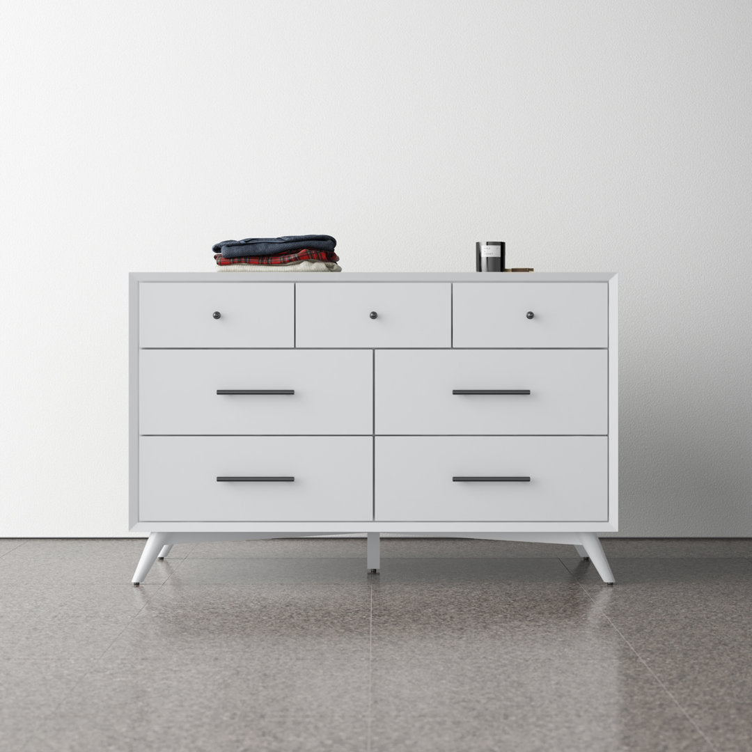 Williams 7-Drawer Dresser AllModern Color (Frame/Drawer): White